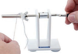 Wrapping material on the rod